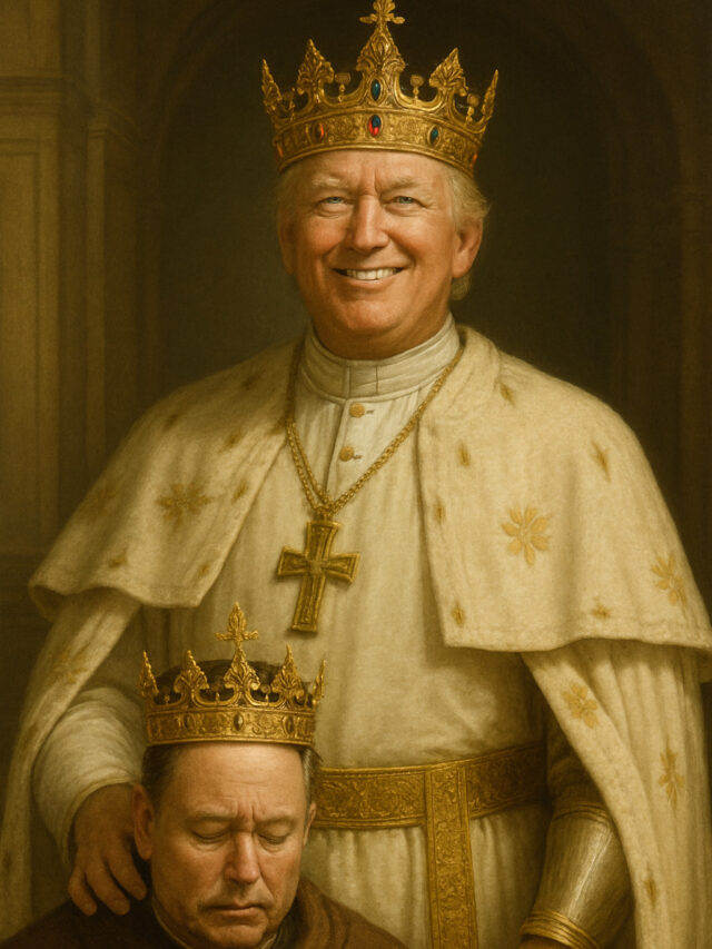 Donald Trump Pope Picture Post the White House